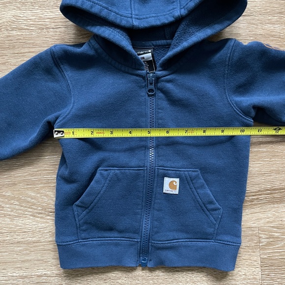 Carhartt Boys' Long-Sleeve Full-Zip Hooded Sweatshirt - Picture 8 of 9